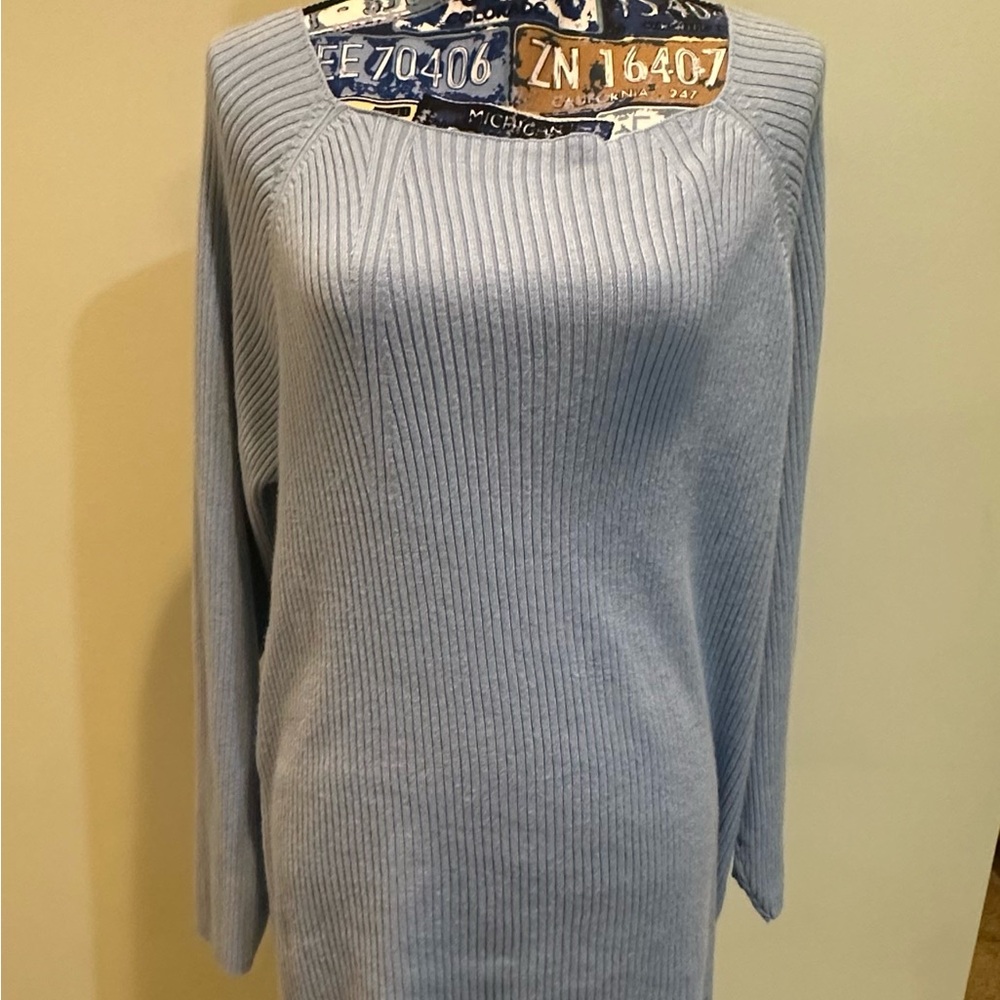 Pale Blue Sweater
